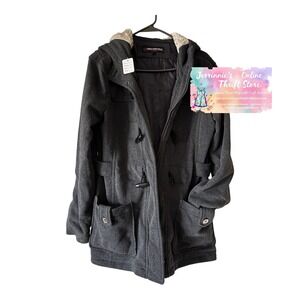 Urban Republic Hooded Utility Jacket‎ – Charcoal Gray